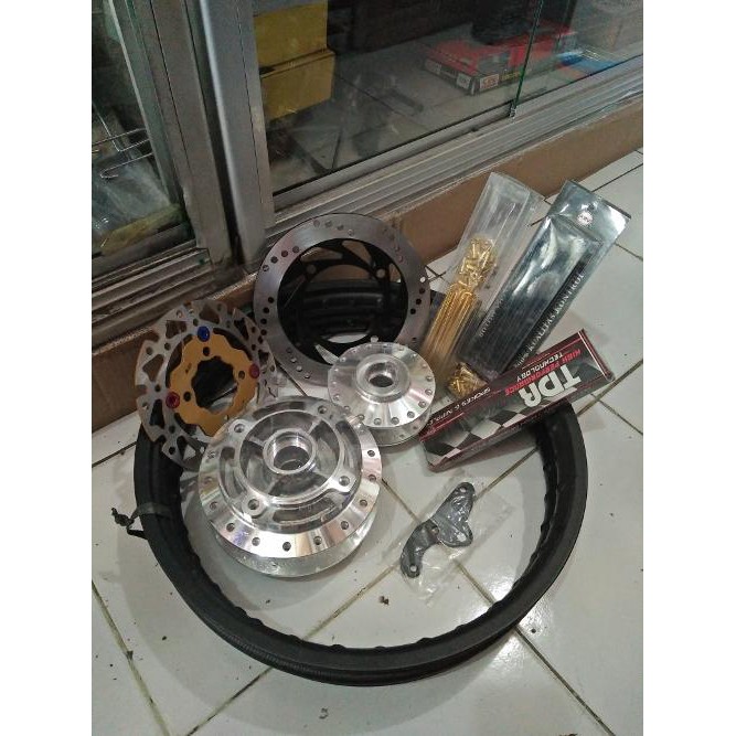 Velg Jari Jari Paketan Komplit Murah Ninja R/RR Ring 17 Lebar 160/185 /17 lebar 185/215 /17 lebar 21