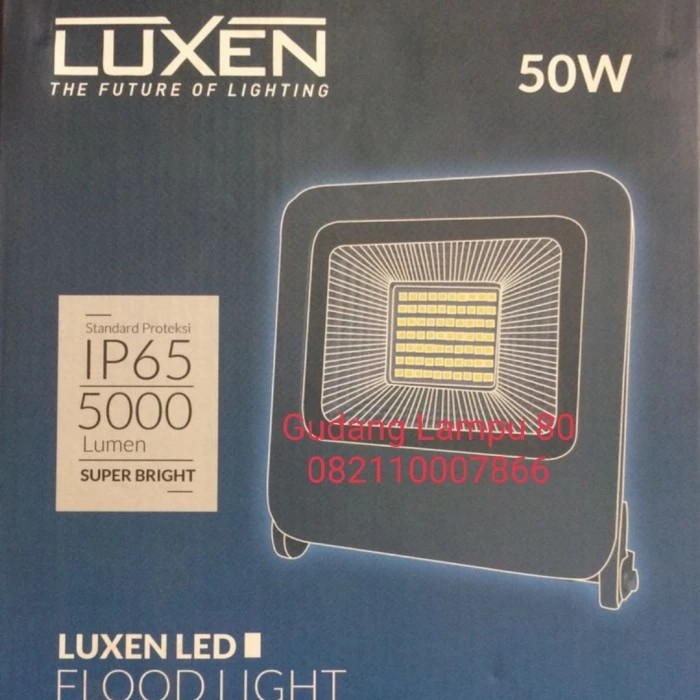 Lampu sorot luxen Ip65 50watt - Putih