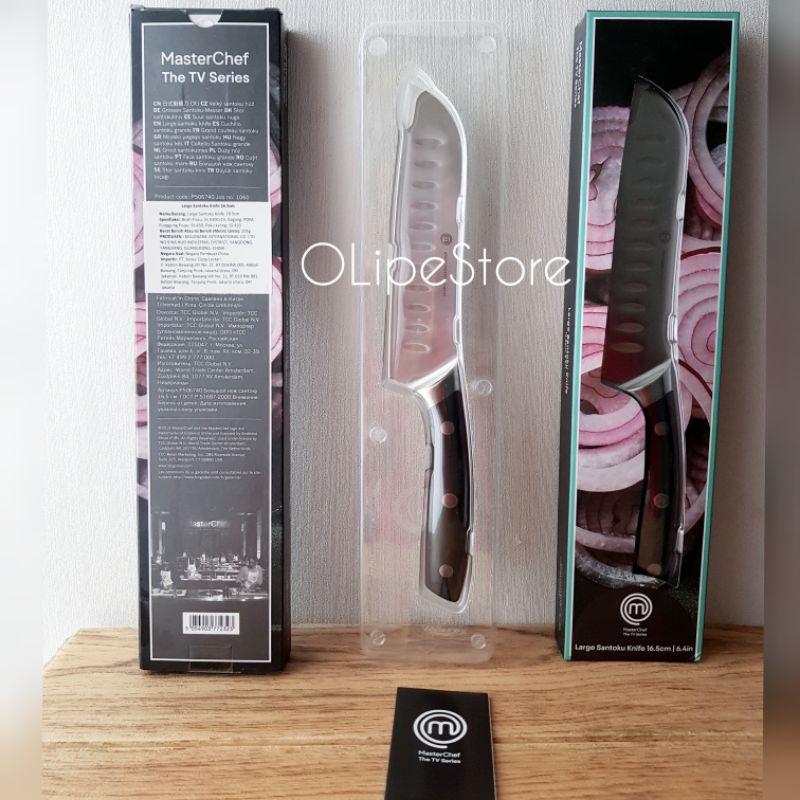 Pisau dapur Pisau Daging MasterChef Master Chef Santoku knife 16.5 cm
