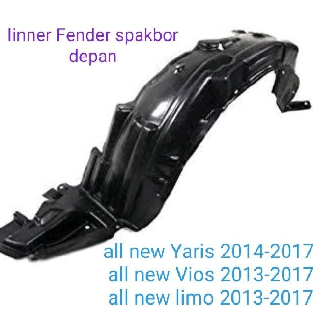 Cover Liner Fender Spakbor Sepakbord Depan Yaris Vios Limo Gen 3 Original