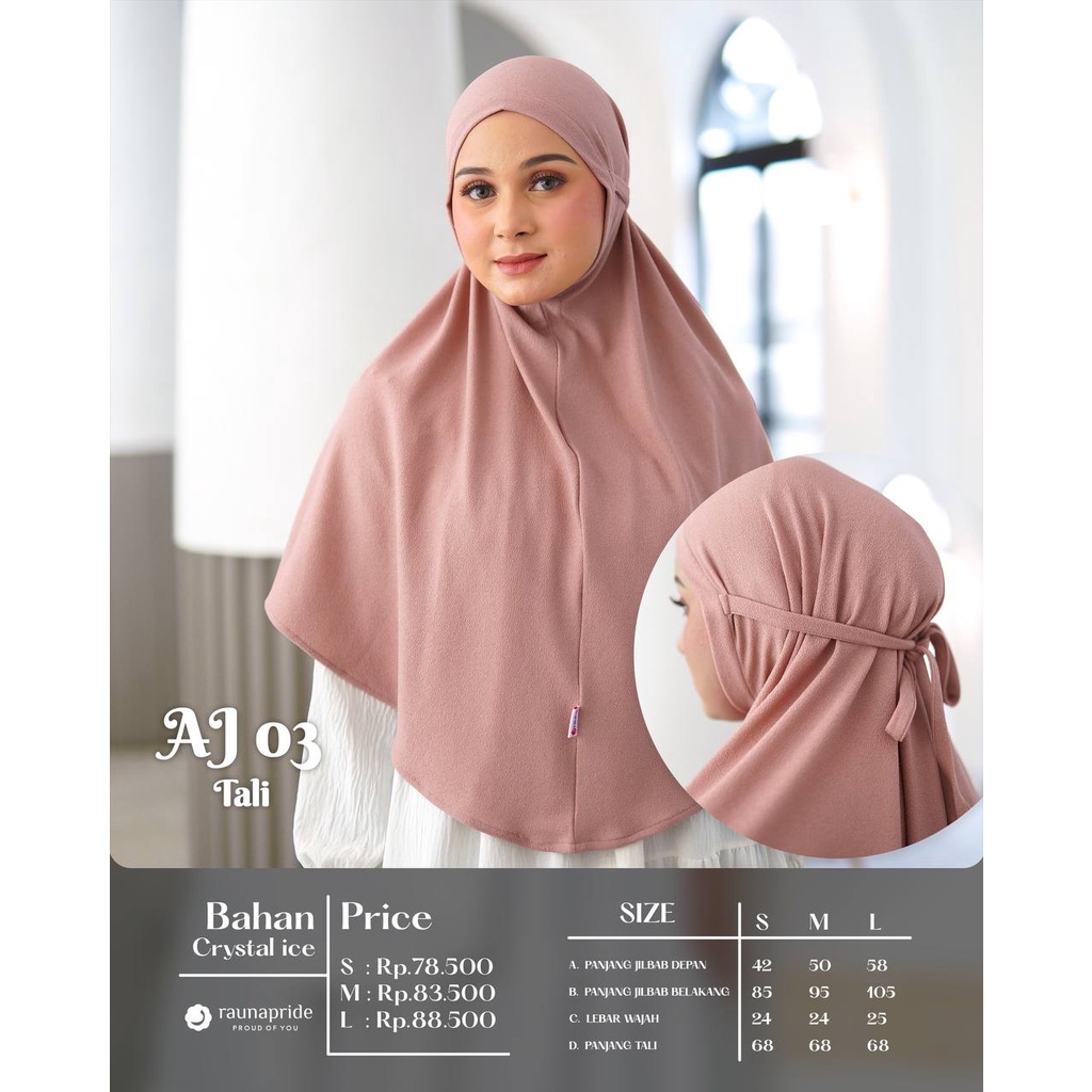 Hijab Instan  Rauna / AJ 01 - AJ 07 / Fashion Muslim