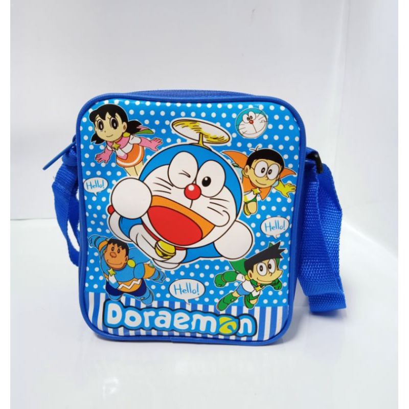 Tas Selempang Anak doraemon / tas selempang kotak
