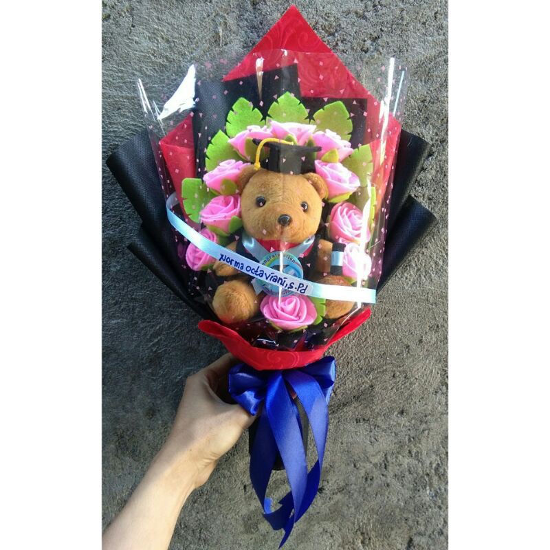 Buket Boneka Wisuda Murah / Buket Boneka Wisuda