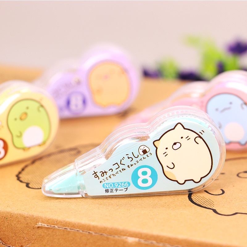 KENSHO Tipex Roll Correction Tape 8m Fancy / Tip-ex Karakter Lucu