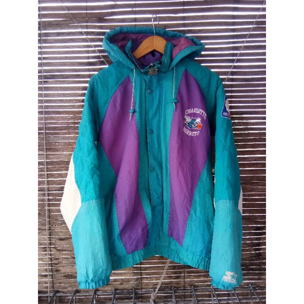 jaket starter NBA Charllote hornets vintage