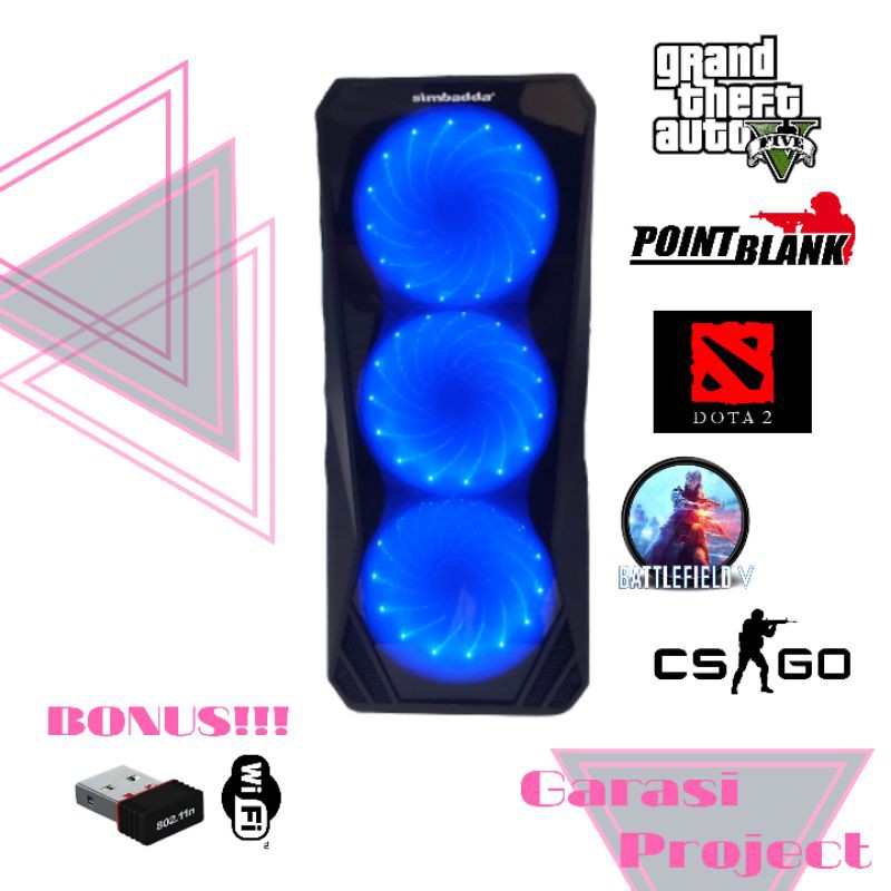 PC Gaming Intel GTA V PB FF Dota CSGO PES Dll