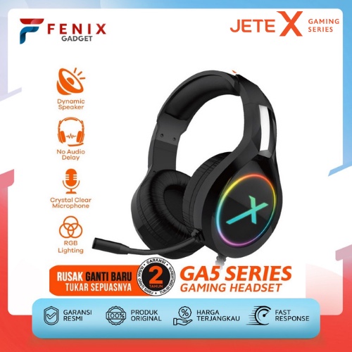 Headphone | Headset Gaming JETE-X GA5 - Garansi Resmi 2 Tahun