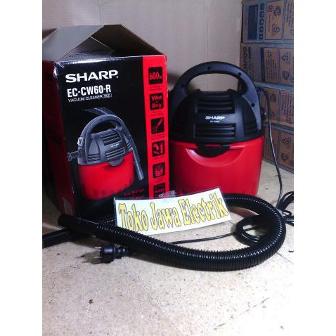 SHARP VACUM CLEANER EC-CW60R UTK BASAH DAN KERING TERLENGKAP