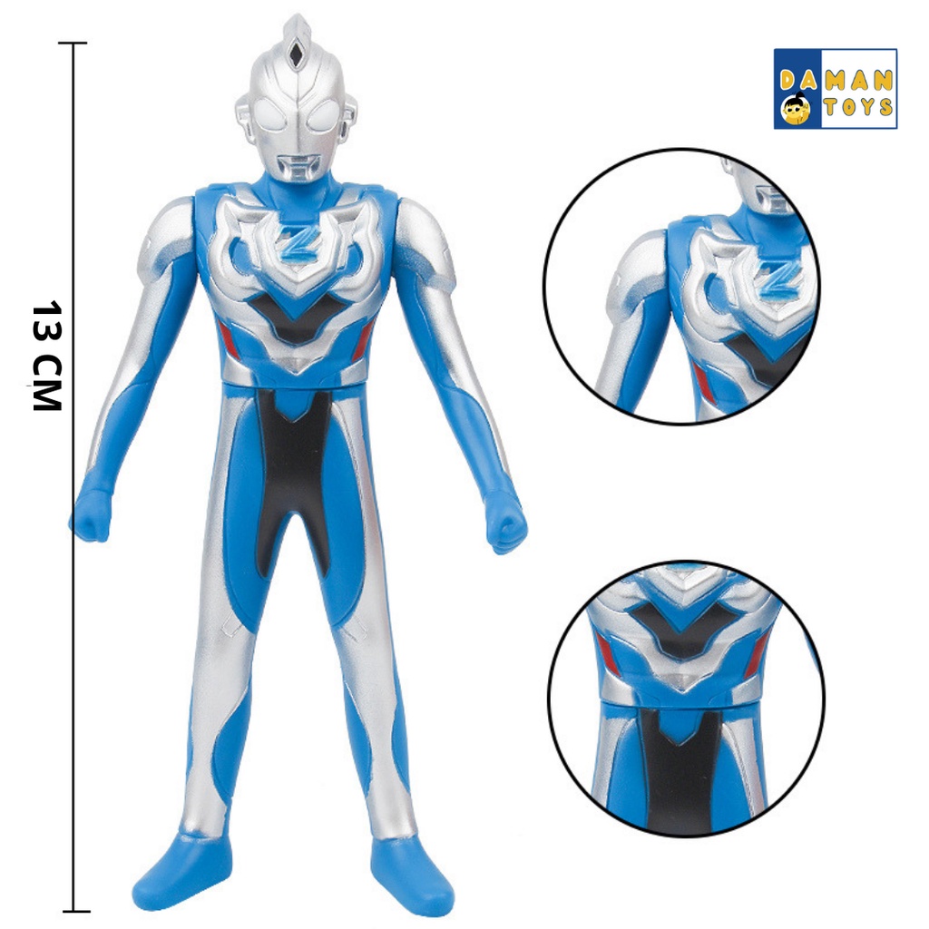 Mainan Robot Ultraman Zero Geed Ginga Trigger 13 cm Blind Box Bonus Kartu