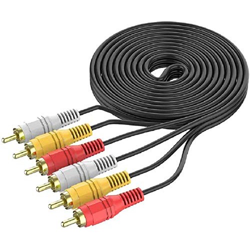 Cable av Rca 3 to rca 3 male gold plated std 1.5 meter - Kabel ofc audio video-s 3-3 1.5m