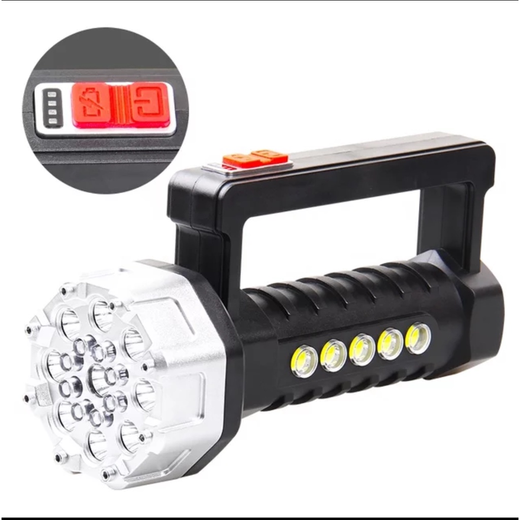 Barangunik2021-Senter Lampu Emergency 17 LED 4 Mode Ultra Bright Flashlight Portable