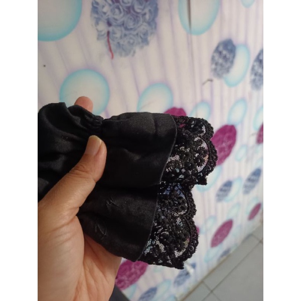 lilura black tencel, ditsy M prelove