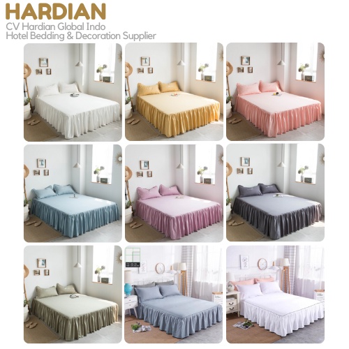 Seprei Sprei Rumbai Rempel Polos 90x200 120x200 160x200 180x200 Katun Premium