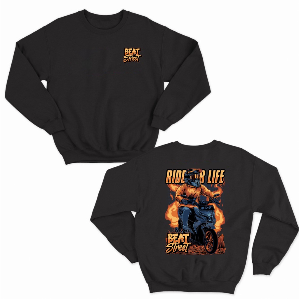 JAKET SWEATER HONDA BEAT STREET RIDER BIG SIZE JUMBO