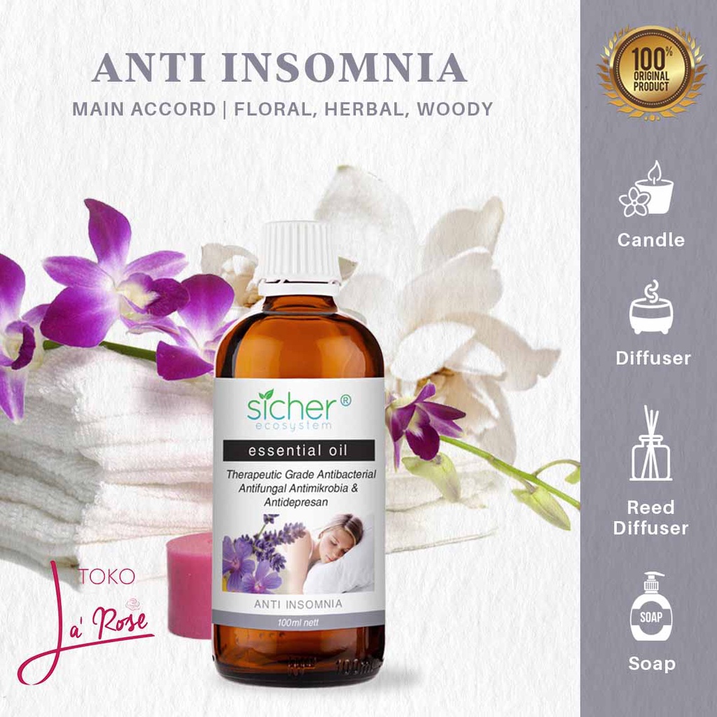 Aromaterapi Deep Sleep Essential Oil Anti Insomia Murni Aromatherapy Tidur