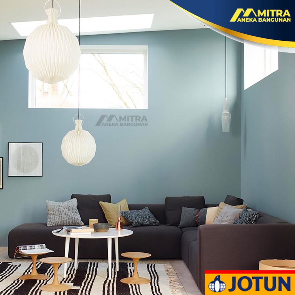 CAT TEMBOK JOTUN INTERIOR EKSTERIOR WARNA ARCTIC GREY 5249 / ABU-ABU
