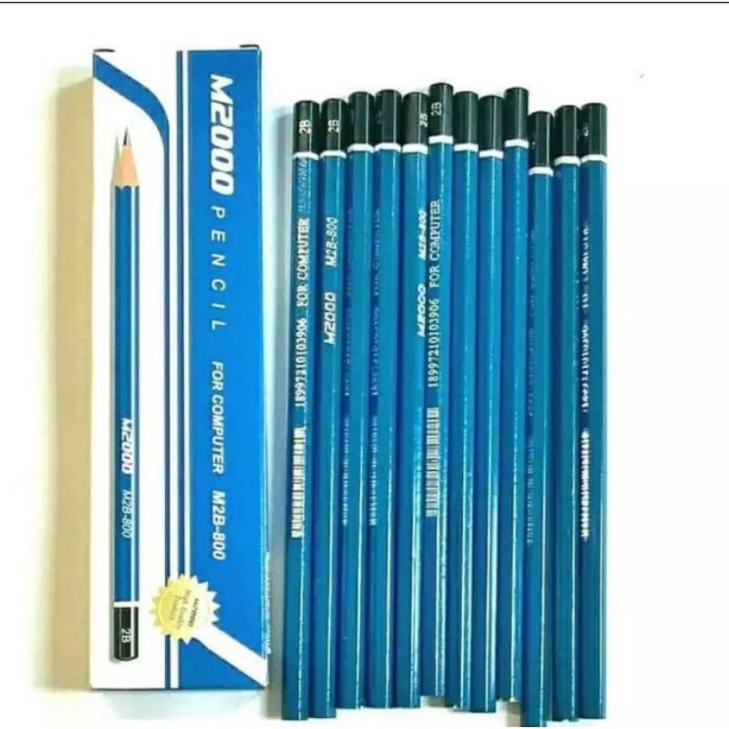 

Pensil 2B Biru M2000 (Perbiji)