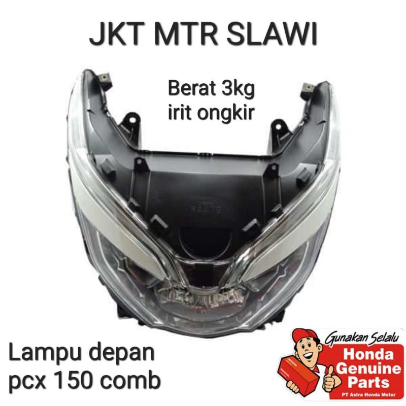 reflektor lampu depan pcx 150 comb ori honda ahm asli honda