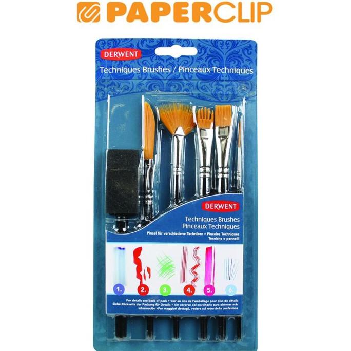 

KUAS LUKIS DERWENT SET TECHNIQUES BRUSHES 2302003DW ---READY---