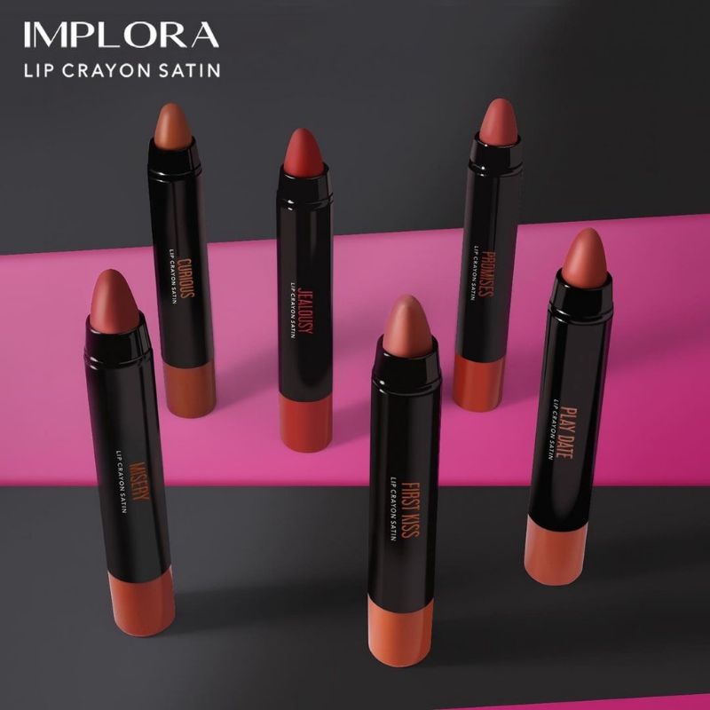 IMPLORA Lip Crayon Satin|IMPLORA kosmetik