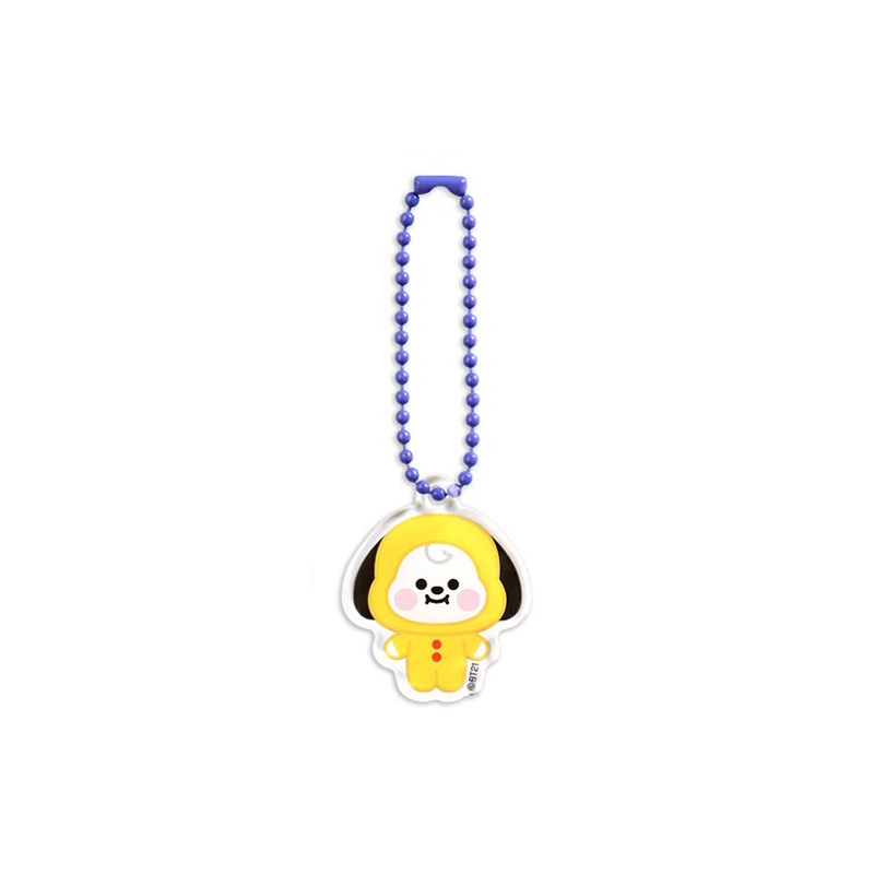 XiaoboACC Gantungan Kunci Boneka Kartun Kpop Idol BTS BT21 Bahan Akrilik