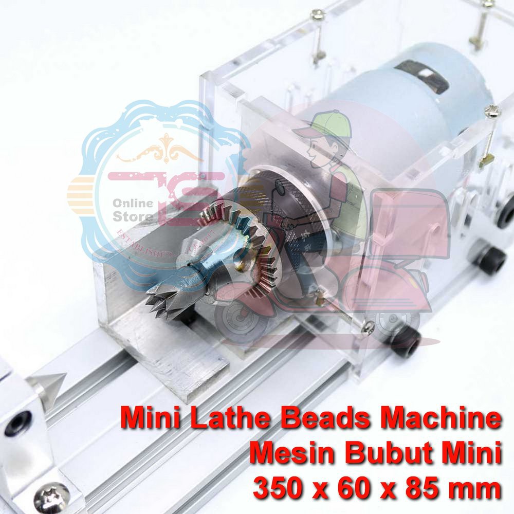 JN Mesin BubutMini Lathe Beads Machine DIY Kuat Akrilik Kayu MURAH too