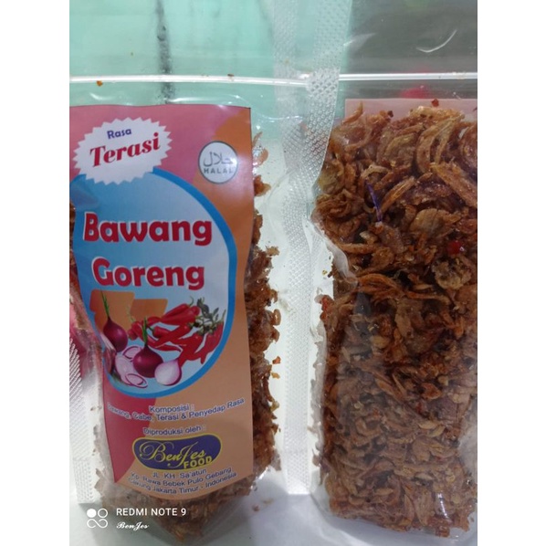 

bawang goreng rasa terasi pedas