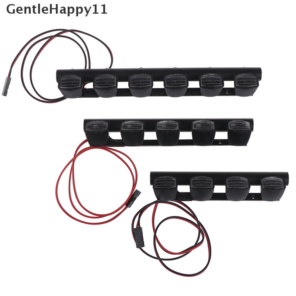 Gentlehappy Ultra Bright Lamp LED Roof Light Bar Dengan Lampu Sorot 4per5per6 Untuk 1per10mobil RC