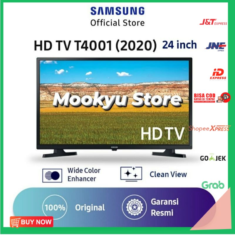 [[[BISA COD]]] SAMSUNG LED TV 24" Inch UA24T4001 | 24T4001 | USB MOVIE - NEW SERIES 2020