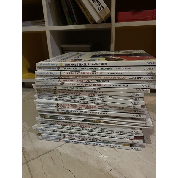 Ensiklopedia Anak GROLIER Original Hard Cover FULL PACKAGE