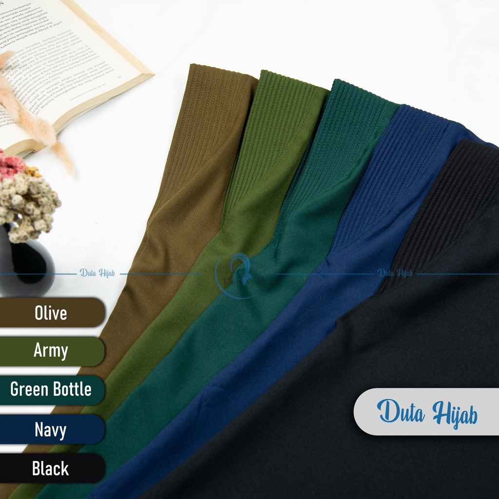 Jilbab instan / Hijab bergo maryam SIMPLE PAD JUMBO L murah (TANPA TALI)-5