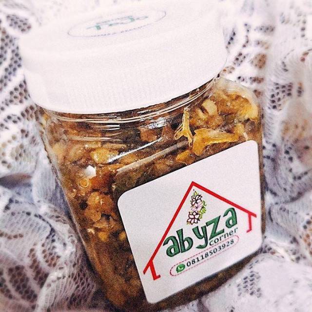 

Sambal Teri Hijau Abyza Sambal Tejo (Teri Hejo) 200gr bukan jual sambal bawang Bu rudy