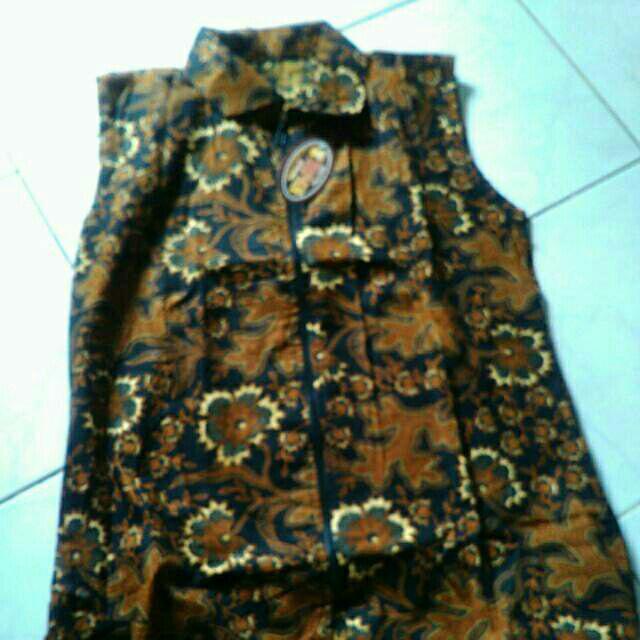 Long Cardi Etnik (kardigan Panjang) Motif Batik Solo Ori