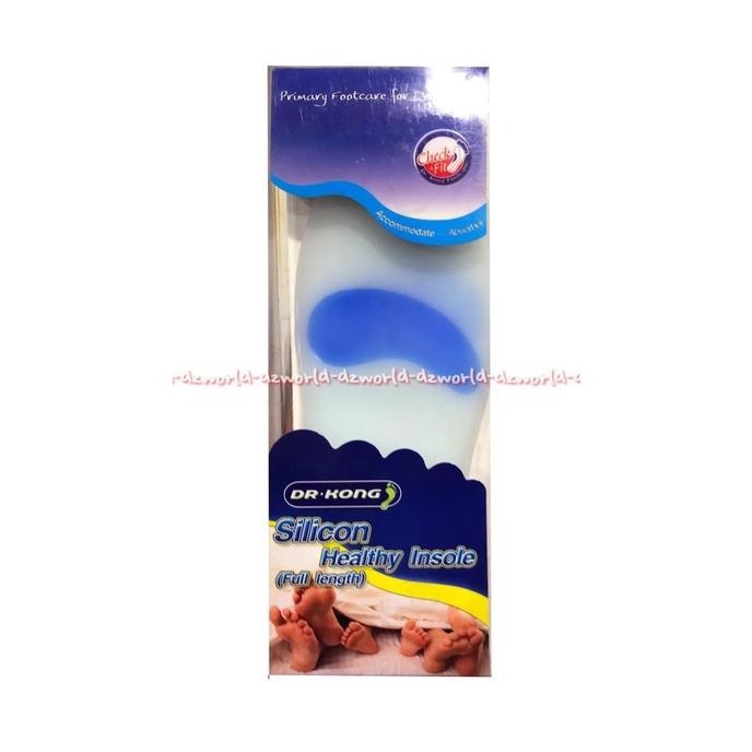 Dr Kong Silicon Healthy Insole Full Pelindung Kaki Alas Sepatu Dr.Kong