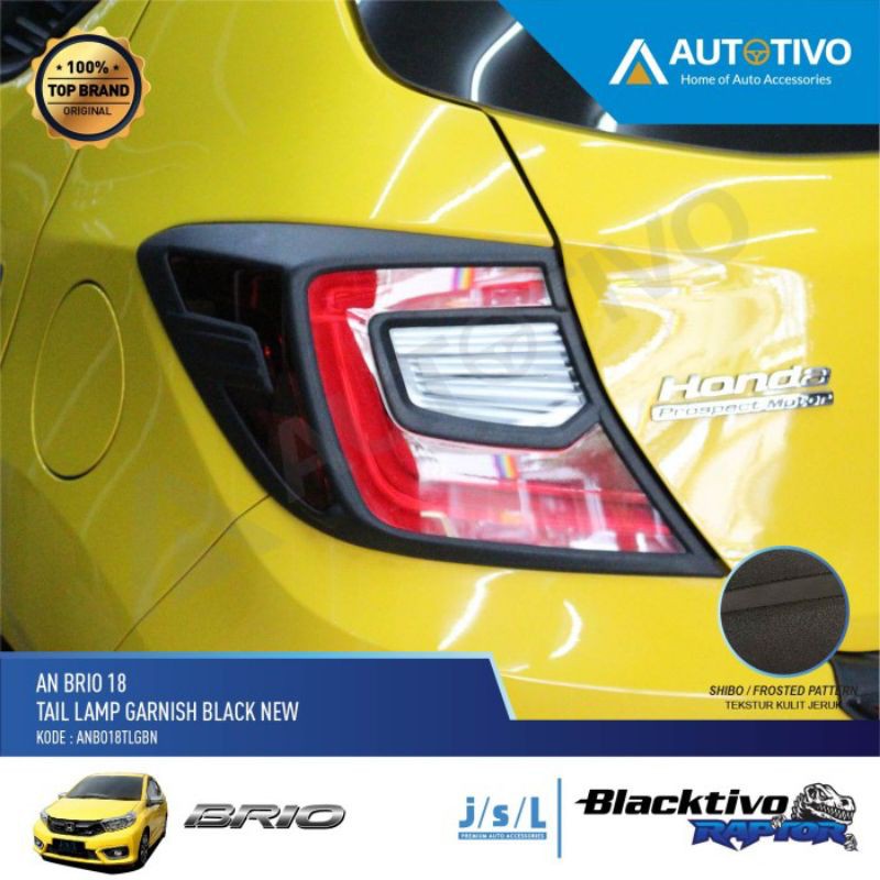 Garnish Belakang All New Brio 2018 Tail Lamp Garnish Black New JSL