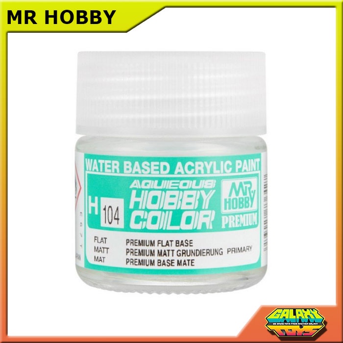 

Mr Hobby AQUEOOUS HOBBY COLOR PREMIUM CLEAR FLAT BASE H104