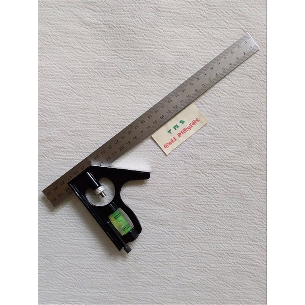 

Promo Siku plus Waterpass - Penggaris Siku Sudut - Combination Square Ruler Terlaris