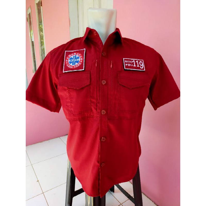 kemeja NCC/PSC 119 dobel kantong
