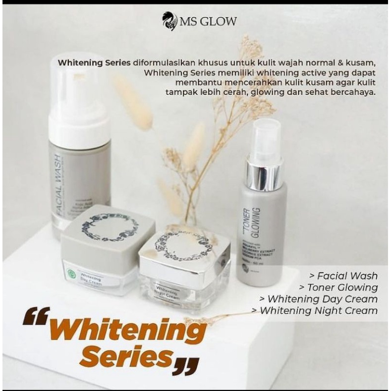 MS GLOW PAKET WAJAH FREE POUCH/ Ms Glow Original Reseller Resmi/ Label Hologram Best Brand