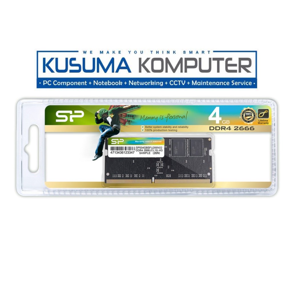 Silicon Power 4GB, 8GB, 16GB DDR4 2666 Sodimm Ram Laptop / Mini PC