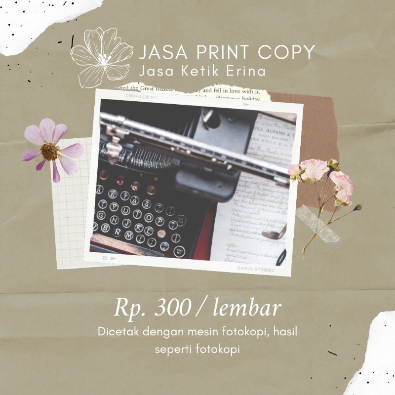 Jual Jasa Print Copy Murah (Cetak dari Mesin Fotokopi) Semua Dokumen