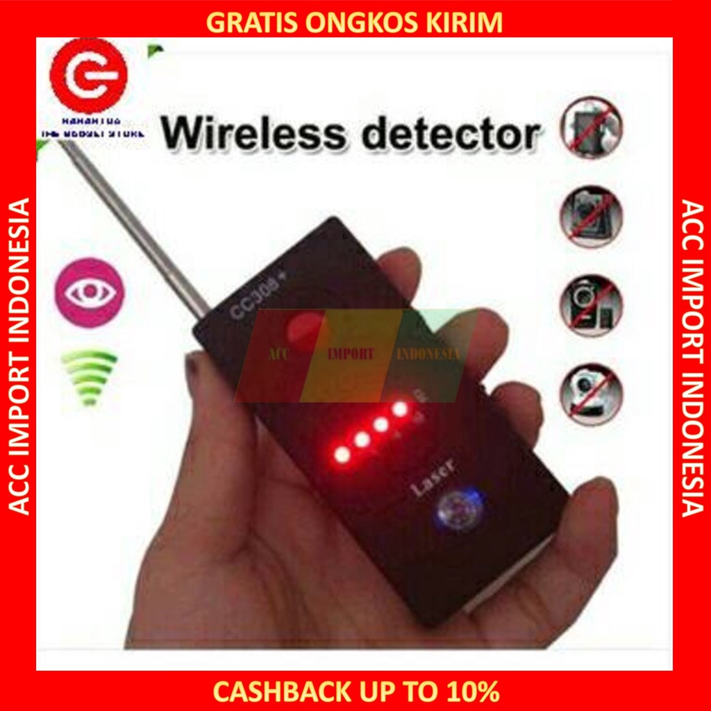 Jual Alat Pendeteksi Kamera Tersembunyi Hidden Camera Detector Anti Spy ...