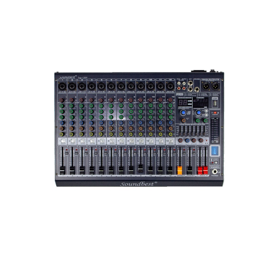 Mixer Soundbest TOP 1200 TOP-1200 TOP1200 Mixer 12 Channel Full Mono