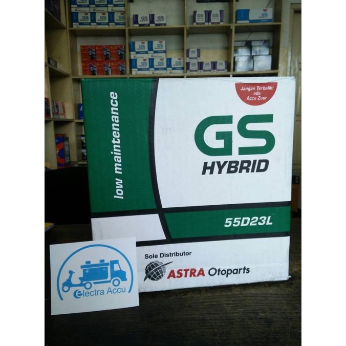 Aki mobil Nissan Juke GS astra Hybrid 55D23L Aki Basah electra87 Segera Dapatkan