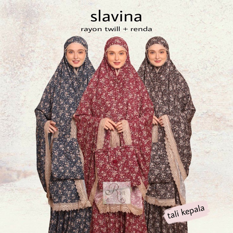 Mukena Rhayanh Eksklusif Renda Premium Rayon Twill Bogor