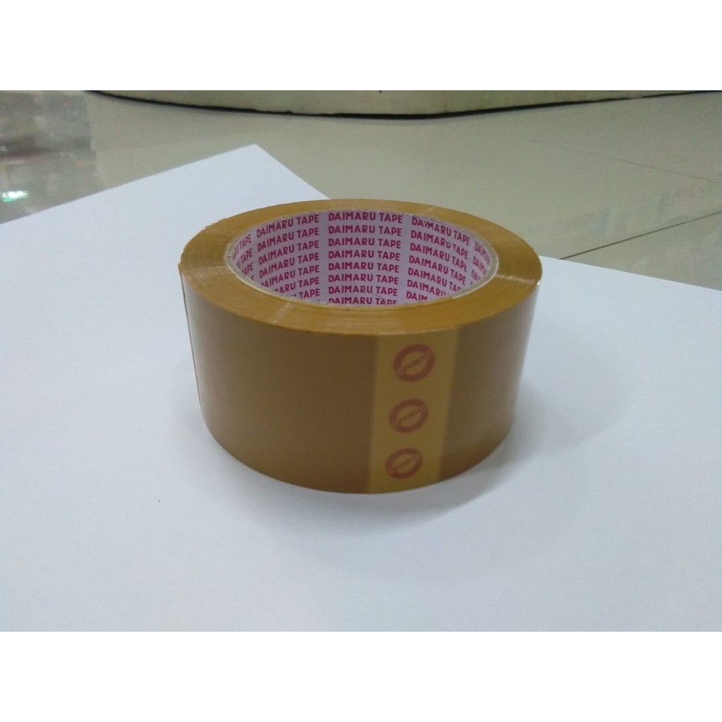 

DAIMARU 48mm LAKBAN COKLAT BESAR 48mm (2 inch) lakban plastik coklat