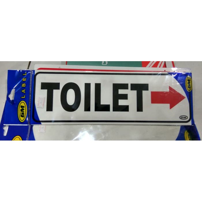 

Label Toilet Gm 29.5Cm X 10.5Cm Murah