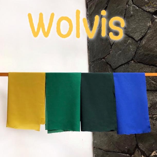 Bahan Kain Wolfis Wolvis Wool Peach 1 Meter