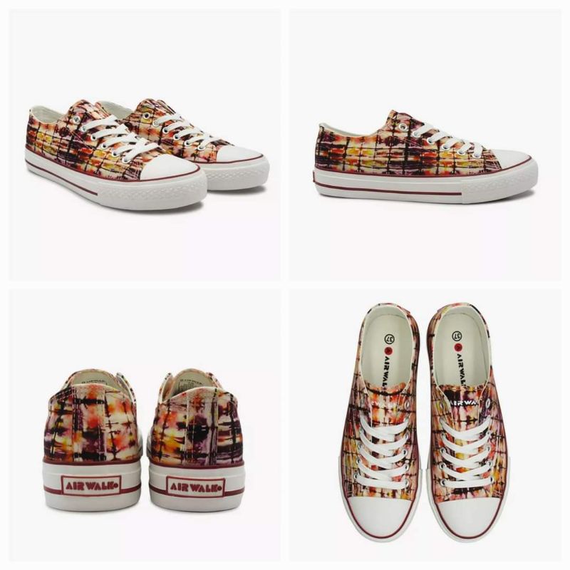 SALEEE 100% Original Airwalk Reyna Putih Women's Sneakers Shoes Kode Produk: AIWX22F0405W