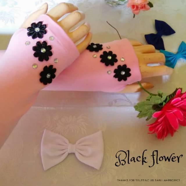 Handsock flower samping